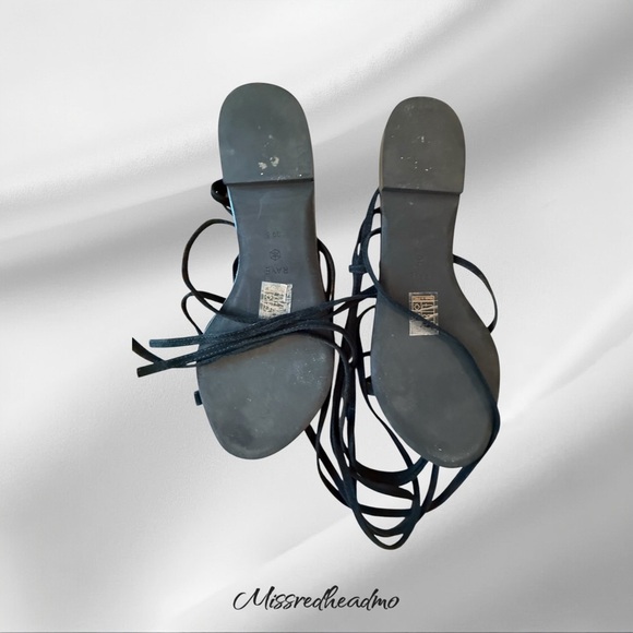 Raye Gladiator Black Sandals - Picture 4 of 4